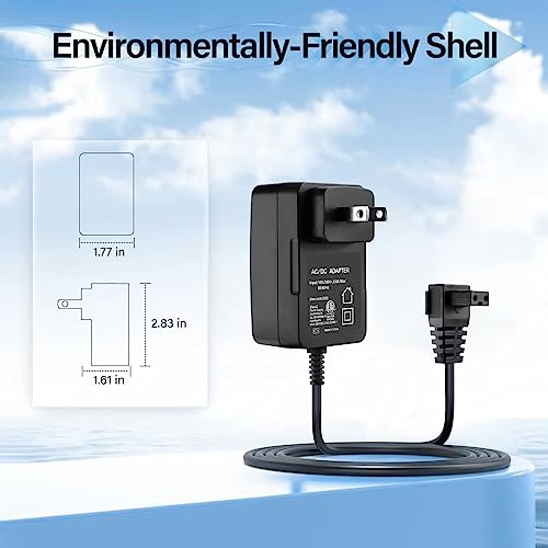 kybate 12.6V 2-Prong AC/DC Adapter Compatible with AIPER Seagull 1000 HJ1103J AIPURY1000 AIPURY 1000 Cordless Automatic Robotic Pool Vacuum Cleaner 5000mAh Lithium Ion Battery 1.8A Power Charger PSU