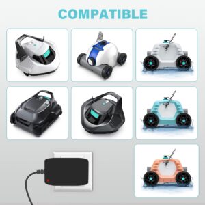SLLEA AC/DC Adapter Compatible with Aiper P1111 Cordless Handheld Rechargeable Pool Vacuum Cleaner