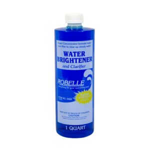 robelle 2420 pool clear water clarifier for pools, 1-quart
