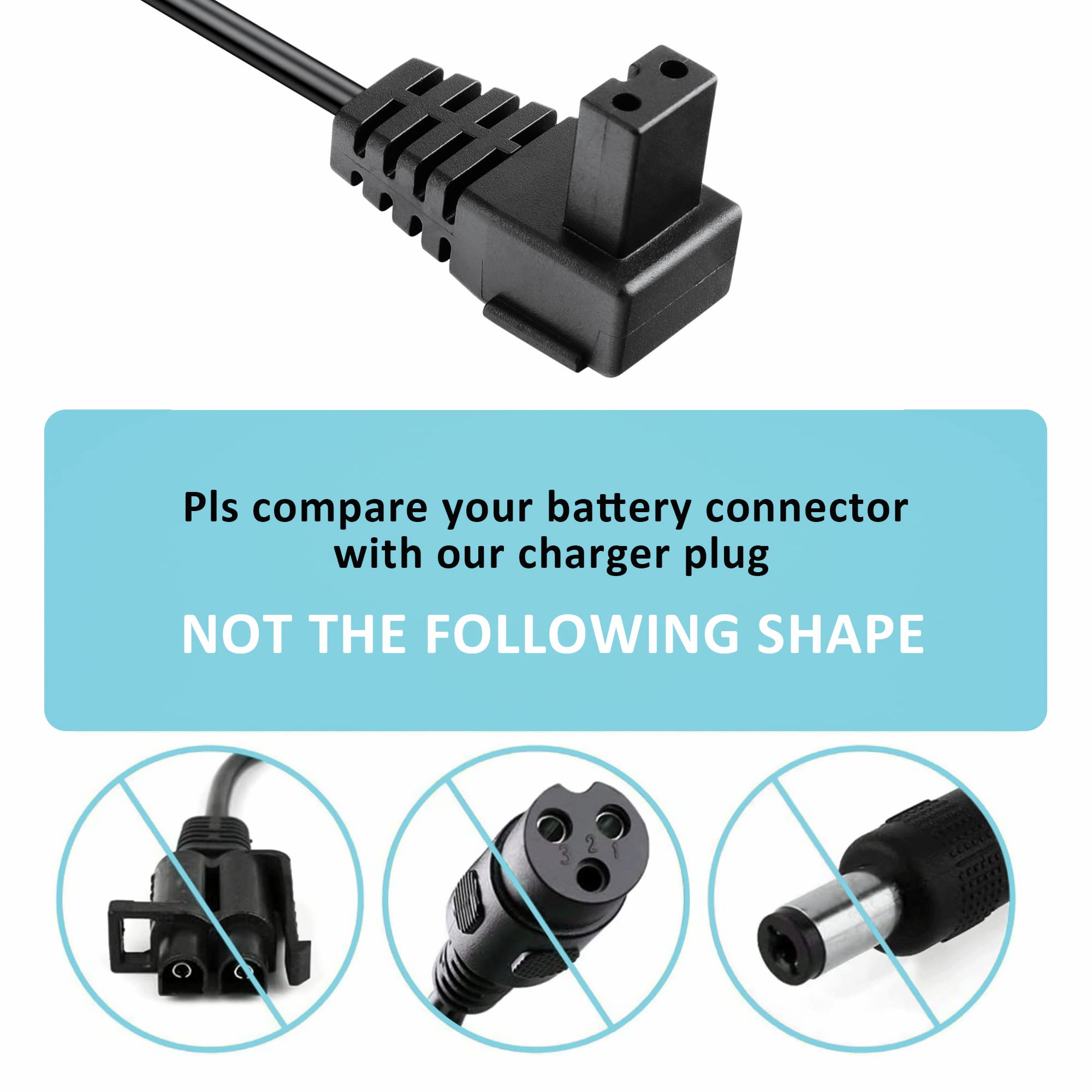 SLLEA 12.6V 2-Prong AC/DC Adapter Compatible with AIPER Seagull 1000 HJ1103J AIPURY1000 AIPURY 1000 Cordless Automatic Robotic Pool Vacuum Cleaner 5000mAh Lithium Ion Battery 1.8A Power Charger PSU