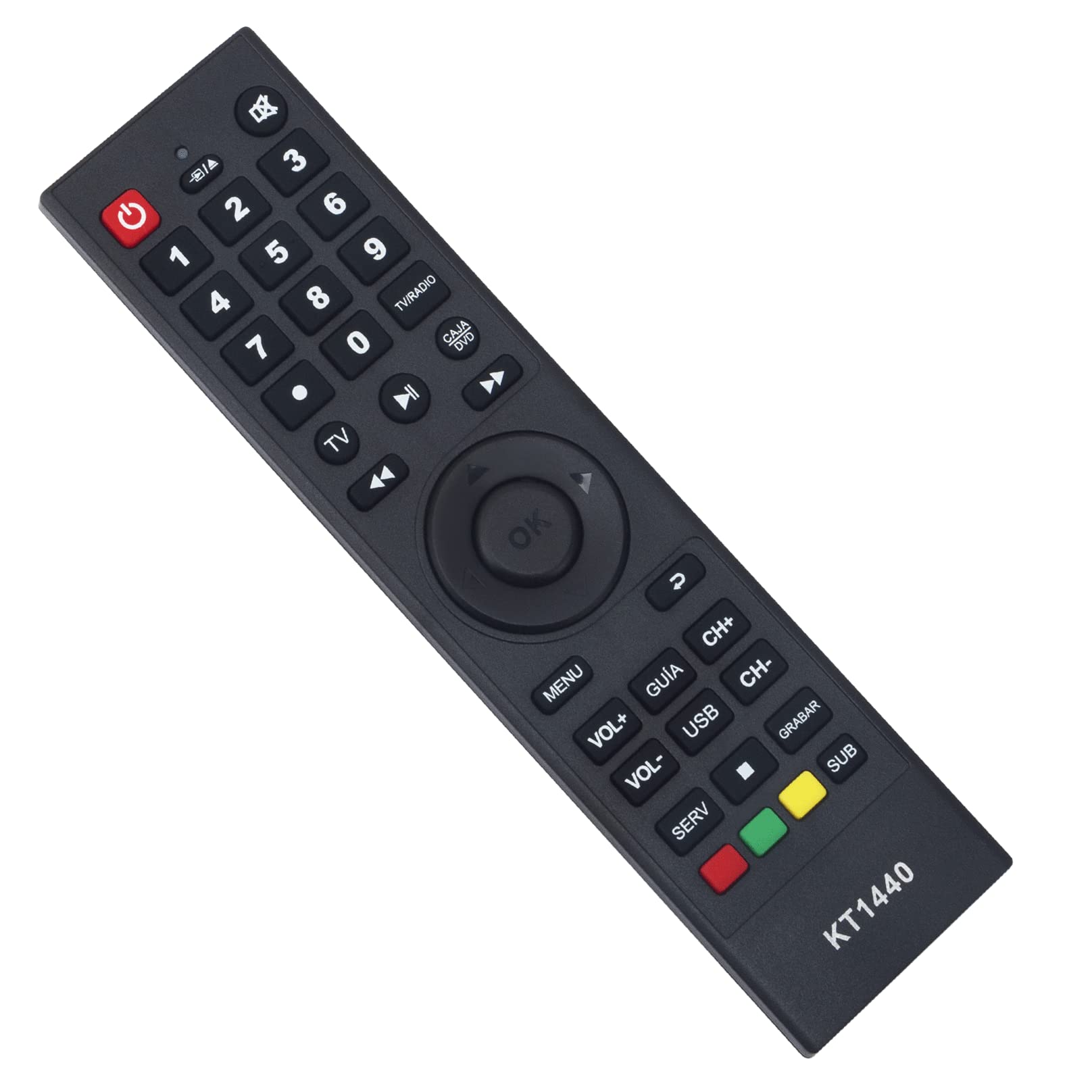 Allimity KT1440 Replaced Remote Control Fit for Haier TV,fit for Panda TV, fit for ATEC TV,fit for DTV TV,fit for Gelec TV,fit for Soyea TV,fit for CRT Parker TV,fit for Wentai DVD