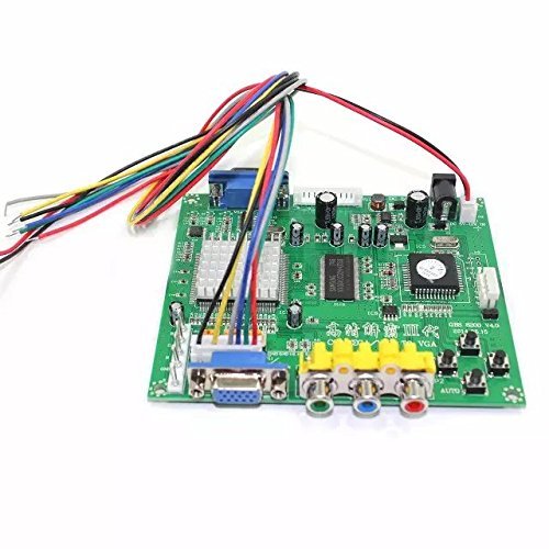 Paddsun Arcade Game RGB CGA EGA YUV to VGA HD Video Converter Board 1 VGA Single Output Jamma Game Monitor to CRT to LCD Converter PDP GBS-8200 Projector