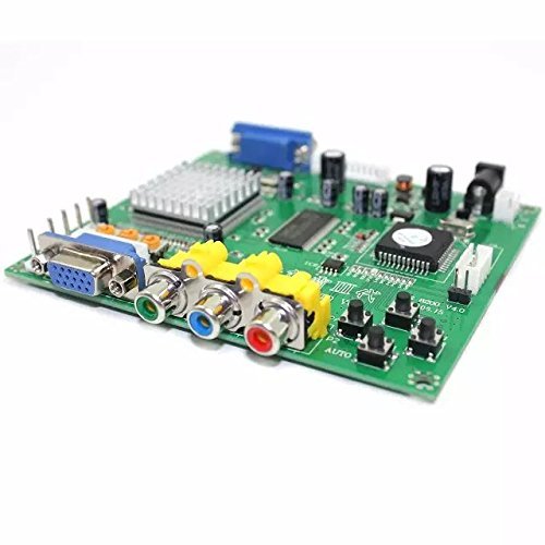 Paddsun Arcade Game RGB CGA EGA YUV to VGA HD Video Converter Board 1 VGA Single Output Jamma Game Monitor to CRT to LCD Converter PDP GBS-8200 Projector