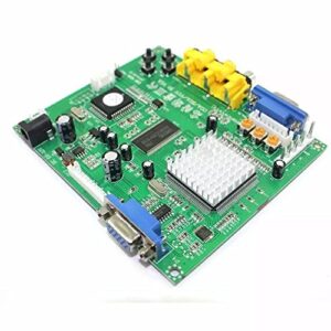 Paddsun Arcade Game RGB CGA EGA YUV to VGA HD Video Converter Board 1 VGA Single Output Jamma Game Monitor to CRT to LCD Converter PDP GBS-8200 Projector