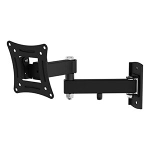 avf swift mount steel multi-position tv wall mount for tvs up to 25" in black