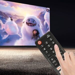 Universal Remote Control Replacement for Samsung Smart-TV LCD LED UHD QLED 4K Crystal UHD 6/7/8/9/TU-7000 Series Smart TVs, with Netflix, Prime Video Buttons(BN59-01315A/BN59-01315J/BN59-01315E)