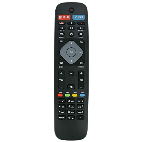 New Replacement Remote Control Applicable for Philips TV 32PFL4901 40PFL4901 43PFL4901 49PFL7900 50PFL4901 55PFL4901 55PFL7900 55PFL6900 65PFL6601 65PFL7900 65PFL8900 75PFL6601 32PFL4901/F7