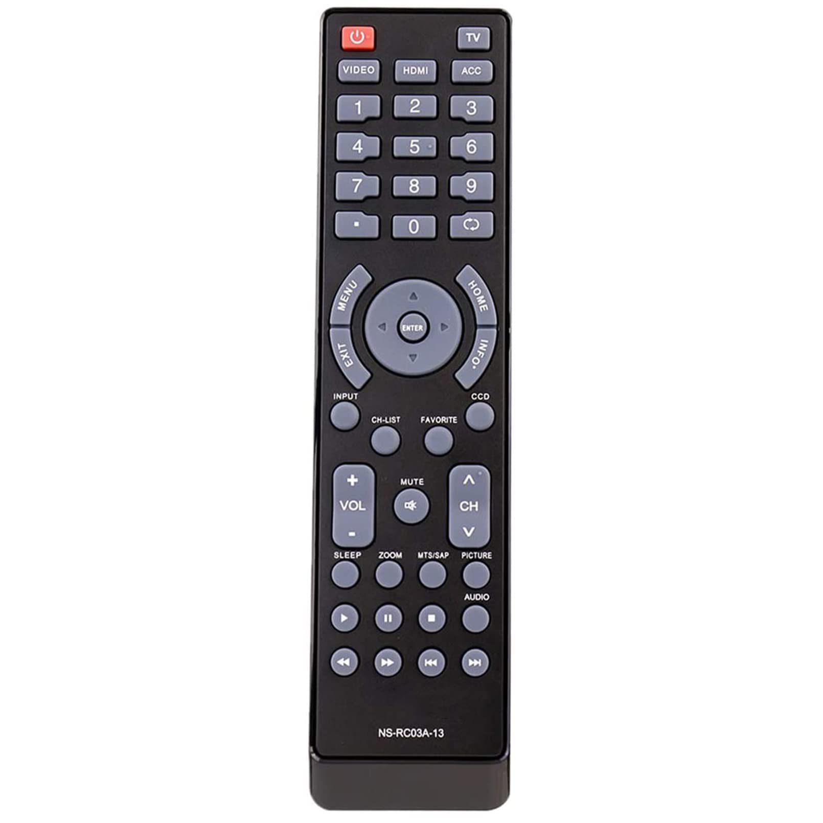 Beyution NS-RC03A-13 Replace Remote Control Fit for Insignia TV NS-29L120A13 NS-19E310A13 NS-19E320A13 NS-22E340A13 NS-24E340A13 NS-32D120A13 NS-32E320A13 NS-32E320A13A NS-32E440A13 NS-32L120A13