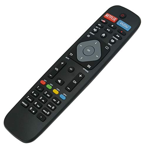 New Replacement Remote Control Applicable for Philips TV 32PFL4901 40PFL4901 43PFL4901 49PFL7900 50PFL4901 55PFL4901 55PFL7900 55PFL6900 65PFL6601 65PFL7900 65PFL8900 75PFL6601 32PFL4901/F7