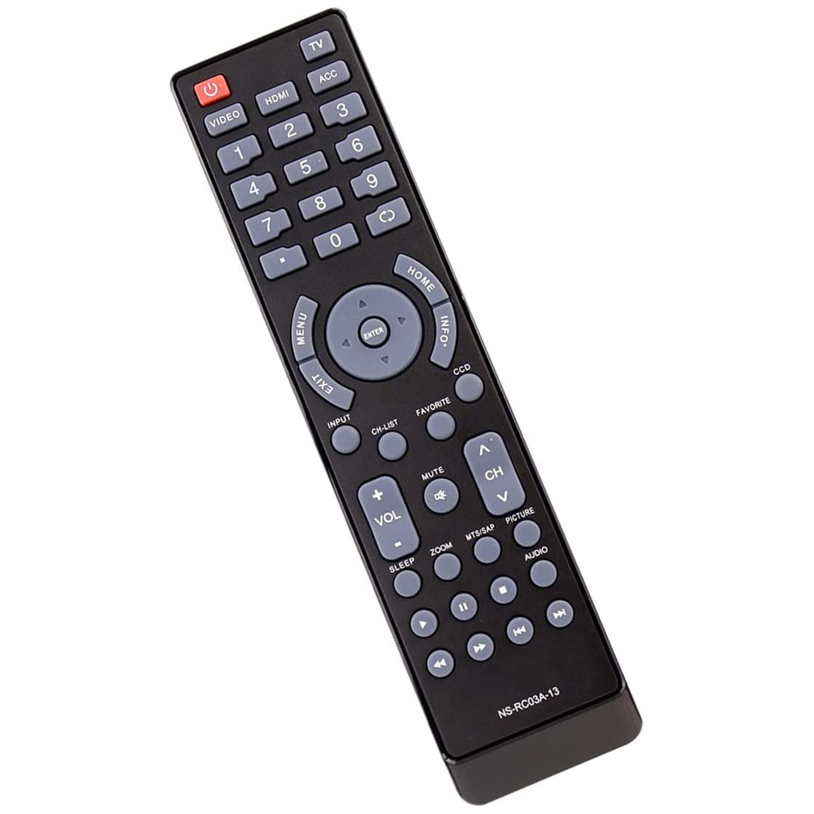 Beyution NS-RC03A-13 Replace Remote Control Fit for Insignia TV NS-29L120A13 NS-19E310A13 NS-19E320A13 NS-22E340A13 NS-24E340A13 NS-32D120A13 NS-32E320A13 NS-32E320A13A NS-32E440A13 NS-32L120A13