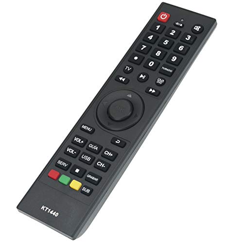 KT1440 Replacement Remote Controller Fit for Haier Panda ATEC DTV Gelec Soyea CRT Parker TV Wentai DVD