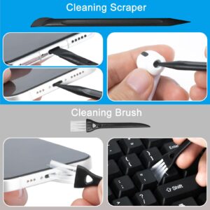 2 Pack Screen Cleaner Spray and Wipe for Laptop Monitor and Car Screens, Phone Touchscreen Mist Cleaning Kit for Cellphone, Tablet, PC, Computer, LCD, Eyeglass, iPhone, iPad, Mac Pro - Black and Grey