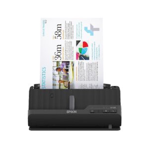 epson workforce es-c220 compact desktop document scanner with 2-sided scanning and auto document feeder (adf) for pc and mac