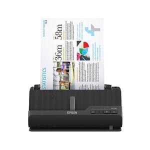 epson workforce es-c220 compact desktop document scanner with 2-sided scanning and auto document feeder (adf) for pc and mac