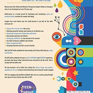 The DBT Skills Workbook for Teens: A Fun Guide to Manage Anxiety and Stress, Understand Your Emotions and Learn Effective Communication Skills (New Books For Teens)