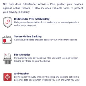 Bitdefender Total Security 2024 – Complete Antivirus and Internet Security Suite – 5 Devices | 1 Year Subscription | PC/Mac | Activation Code by Mail