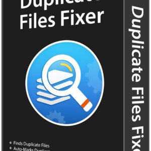 Duplicate Files Fixer - Find & Remove Duplicate Files, Photos, MP3s & Videos Instantly | Recover Extra Disk Space | 1 PC 1 Year (License Key Via Postal Service-No CD)