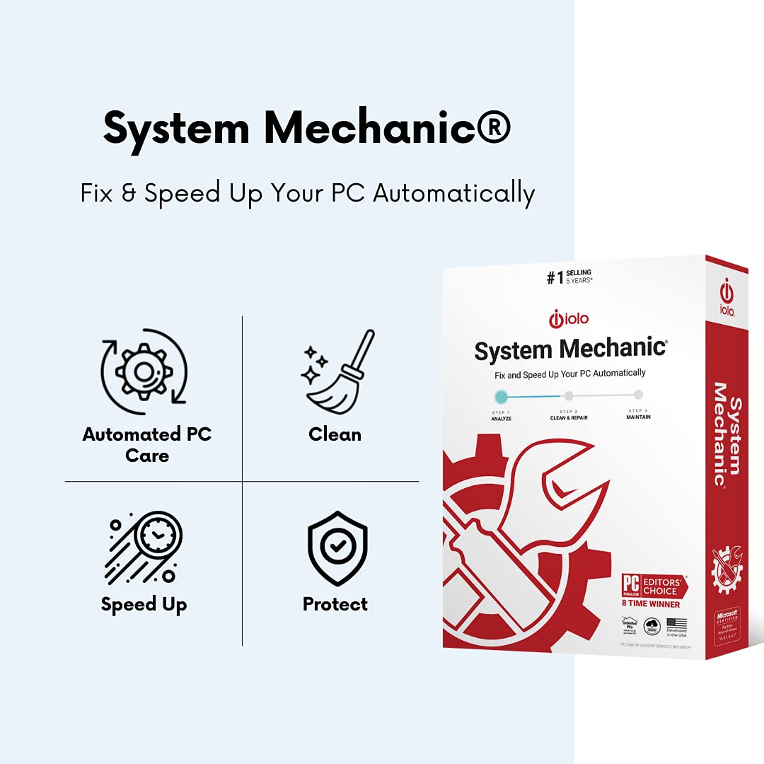 iolo - System Mechanic, Fix & Speed Up Your PC Automatically With Award Winning Software Solution