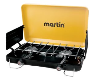 martin 2 burner propane stove grill gas 20 000 btu outdoor trip accessory portable advanced features propane burner csa certified and steady performance