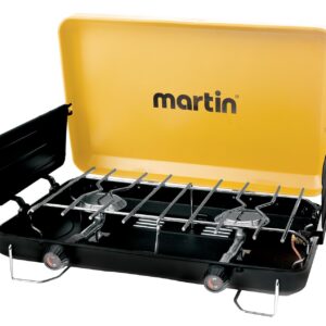 MARTIN 2 Burner Propane Stove Grill Gas 20 000 Btu Outdoor Trip Accessory Portable Advanced Features Propane Burner Csa Certified and Steady Performance