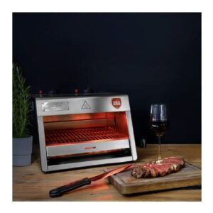 The Otto Grill Pro, Infrared Steak Grill from Otto Wilde, 1500°F in 3 Minutes, Integrated Grill Drawer, 100% Stainless Steel