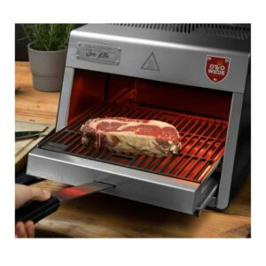 The Otto Grill Pro, Infrared Steak Grill from Otto Wilde, 1500°F in 3 Minutes, Integrated Grill Drawer, 100% Stainless Steel