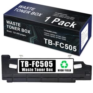 TB-FC505 TBFC505 Compatible High Yield Waste Toner Container Replacement for Toshiba e-Studio 2505AC 2555C 3508A 3515AC 4555C 4508A 3015AC 3555c 3505AC 2515AC 3055C 3005AC 4505AC Printers (1-Pack)