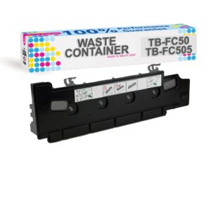 made in usa toner compatible waste container for toshiba tbfc50,tb-fc50, tb fc505,tb-fc505, e-studio 2505 2515 2555c 3005ac 3015 3055c 3505 3515 3555c 4505 4515 4555c 5005 5015 5055c (1 cartridge)