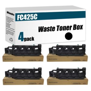 compatible t-fc425c waste toner box replacement for toshiba e-studio 3525ac 4525ac 5525ac 6525ac 3025a high yield (4pack)