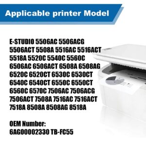 KEFOER Compatible Waste Toner Box / Bottle 6AG00002330 Replacement for Toshiba TB-FC55 for E-Studio 5540C 5560C 6506AC 6508A 6508AG 6520C 6520CT 5508A 6508 7508 8508A (2Pack)