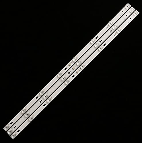 Replacement Part for TV LED Strips Tot-40D2900-3X8-3030C YHA-4C-LB4008-YH07J for TCL L40P1A-F Total Length 69CM 3 Light Bars