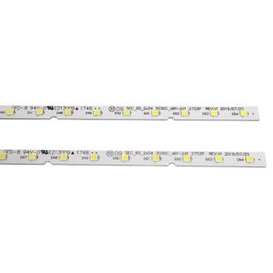 WAHRE LED Backlight Strip 54 LEDs Fit for S-amsung 65'' TV DFD-8 SEC_65_2X54 3030C_d6f_2d1 27S2P REV.V1 UN65MU6290VXZA CY-NM065HGXV1H