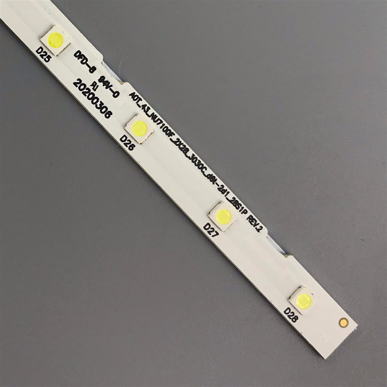 SBOJI LED Backlight Strip 28 Lights 43 Inch TV UE43NU7100 AOT_43_NU7100F_2X28_3030C BN44-00947A UE43NU7120 UE43NU7170 BN96-45954A Fit for Samsung Light Strip