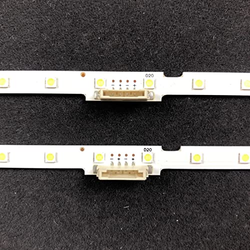 MYOBU 2 PCS/Set 38 LED Backlight Strip 49" TV AOT_49_NU7300_NU7100_2X38_3030C_d6t-2d1_19S2P Rev. V4 UE49NU7140 UE49NU7100 Fit for Samsung lightbar