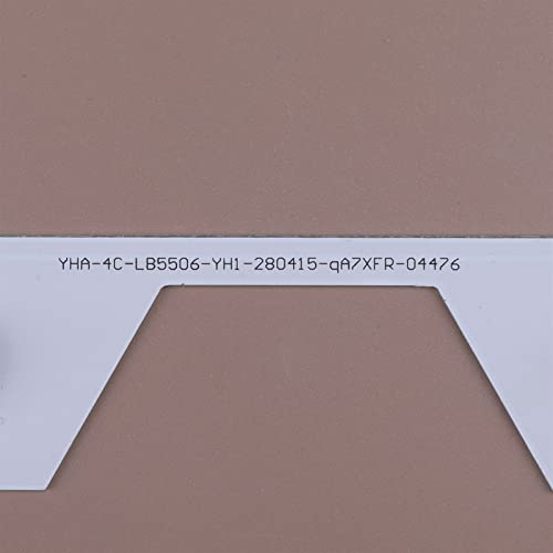 SBOJI 10 Pieces/Batch 55-inch Fit for TCL TV Backlight Strip TMT-55E5800-10X6-3030C-6S1P-W44 YHF-4C-LB5506-YH1 TCL L55E5800A-UD D55A620U Light Strip