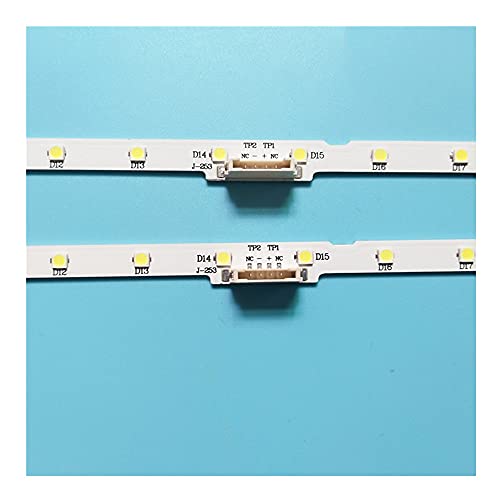 Replacement Part for TV TV LLamps LED Backlight Strips V8N1-430SM0-R0 180226 AOT_43_NU7100F_2X28_3030C_D6T-2D1_28S1P REV.2 TV's Bars Kit LED Bands Rulers - (Length: 28LED 462mm/ Type: 2 Lot4PCS)