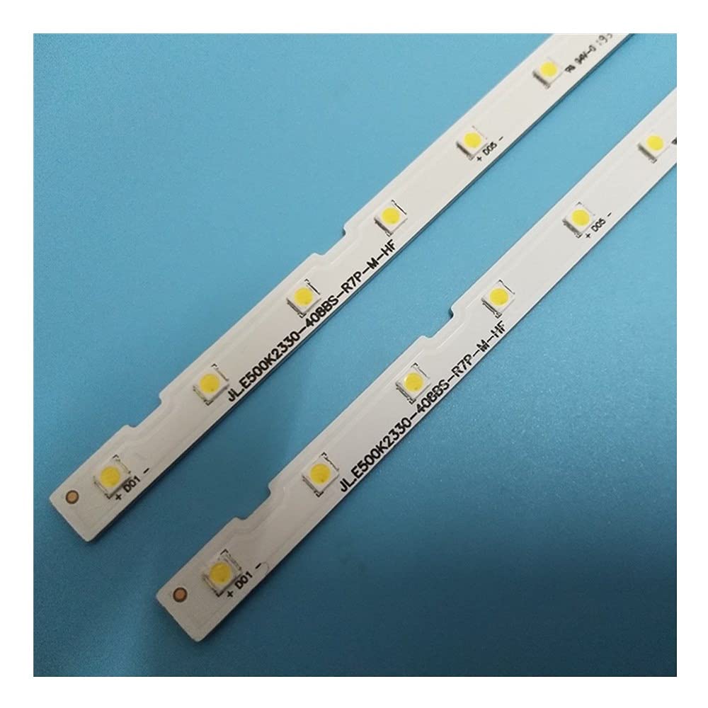 Replacement Part for TV LED Strip for Samsung AOT_50_NU7100F_2X38_3030C BN96-45952A BN96-45962A V8N1-500SM0-R0 UE50NU7100 UE50NU7020 50NU7400 UN50NU6900 - (Type: 30lot60PCS)