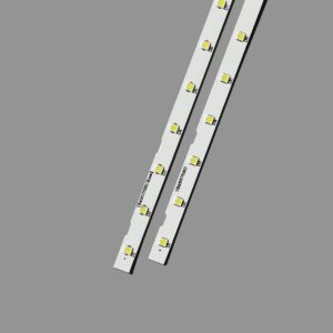 VLIZO LCD TV- 2 pcs LED Backlight Strip 28 lamp Compatible with Samsung 43" TV UE43NU7100U AOT_43_NU7100F_2X28_3030C BN44-00947A (Size :)