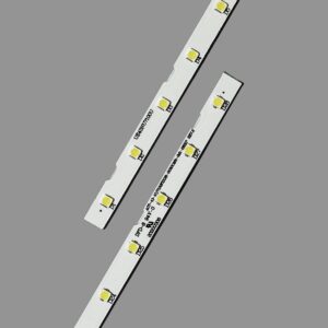 VLIZO LCD TV- 2 pcs LED Backlight Strip 28 lamp Compatible with Samsung 43" TV UE43NU7100U AOT_43_NU7100F_2X28_3030C BN44-00947A (Size :)