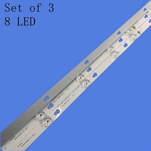 SENHE Led Backlight L43P1-F 4C-LB4308-ZM02J TOT_43D2900_3X8_3030C_d6t-2d1_4S1PX2 Rev.V2 TV 8 Lamps 6V Compatible with TCL D43A810 U43P6046