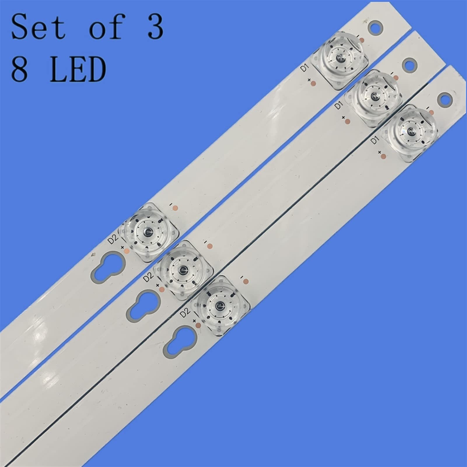 MYOBU Led Backlight L43P1-F 4C-LB4308-ZM02J TOT_43D2900_3X8_3030C_d6t-2d1_4S1PX2 Rev.V2 TV 8 Lamps 6V Compatible with TCL D43A810 U43P6046 lightbar