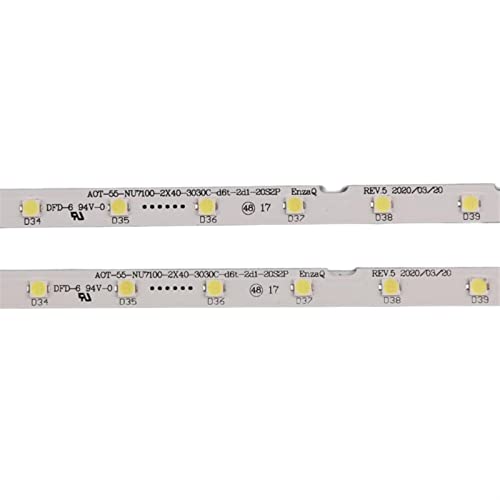 SENHE LED Strip Lamp Fit for AOT_55_NU7300_NU7100_2x40_3030C BN96-45913A 15485A UN55NU7300 UE55NU7105 UE55NU7170U UE55NU7300U STS550AU9