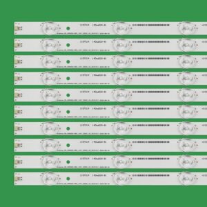 LED Backlight Strip Replace for TV Kits 10PCS LED Backlight Strip 7 Lamps for Hjjsense - 55-55 HD550DU-B52-10X7-3030C - V0-20151012 55H8C 55K3300UW H55m3300 H55M3000