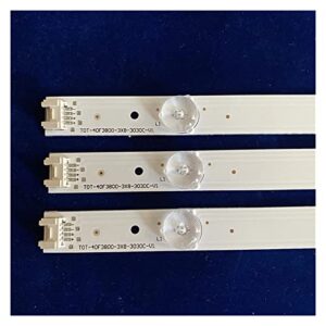 SENHE LED Bar(3) Fit for TCL 40FA3203 40FD2700 40FS3750 40FS3800 40FS3850 L40F3303B L40F3301B Thomson 40FA5405 TOT_40F3800_3X8_3030C-V1