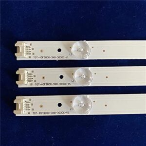 STARMS 3 Pcs Led Backlight Fit for TCL 40 Tv L40f3303b L40f3301b L40f3800a Screen Lvf400ss0te2v2 Strip Bar TOT_40F3800_3X8_3030C-V1