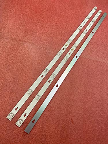 LED Strip(3) Compatible with 40FD5406 Toshiba L40F3301B 40A730U 40l2600 TCL 40DS500 F40S5916 TOT_40D2900_3x8_3030C L40E5800A L40F330