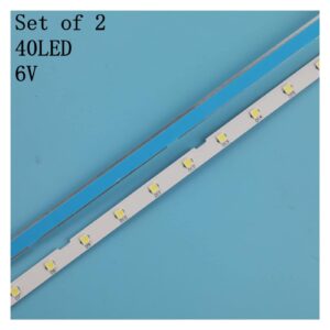 MEILUGANG LED Strip 40 LEDs Fit for AOT_55_NU7300_NU7100_2x40_3030C BN96-45913A 15485A UN55NU7300 UE55NU7105 UE55NU7170U UE55NU7300U STS550AU9 Multifunctional Sleeve