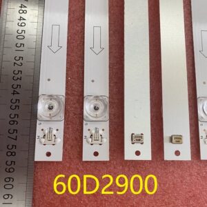 ROTEMADEGG 9pcs 5LED LED Backlight bar Compatible with TCL U60V6026 60D2900 4C-LB6005-HR01J LVU600LG0T5 TOT_60D2900_9X5_3030C (Color : 9 PCS for 1 TV)