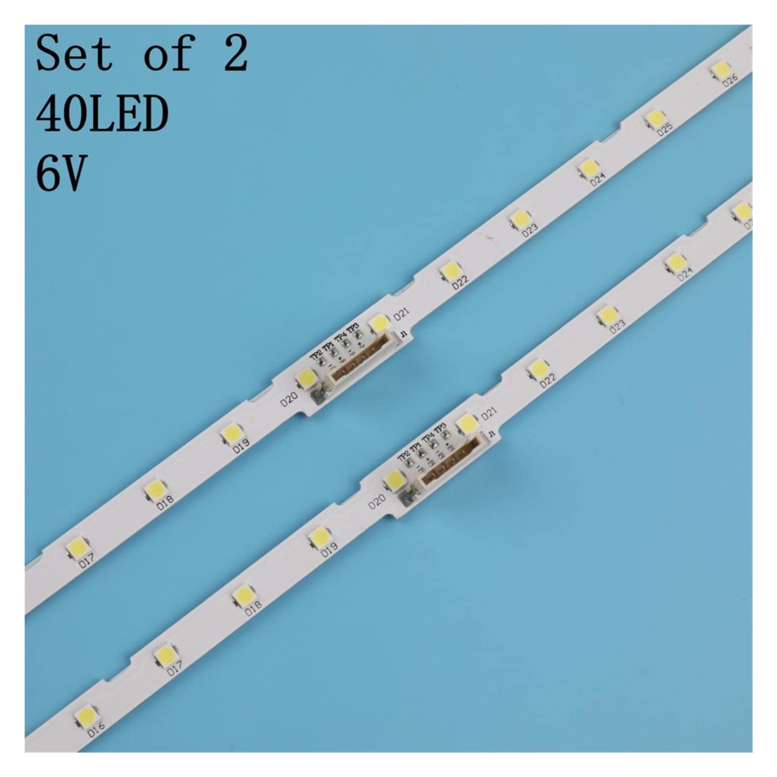 ALMVIS LED Strip 40 LEDs Fit for AOT_55_NU7300_NU7100_2x40_3030C BN96-45913A 15485A UN55NU7300 UE55NU7105 UE55NU7170U UE55NU7300U STS550AU9 LED TV Backlight