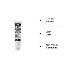 Silicone Sealant 100% RTV - 2.8 oz Squeeze Tube -Clear-